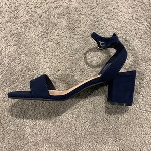 Navy Blue Heels Size 7.5